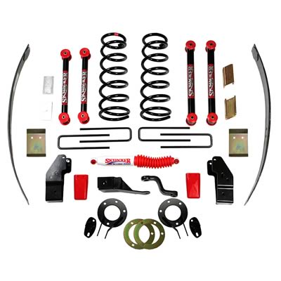 Skyjacker 4-4.5" Suspension Lift Component Kit 94-02 Ram HD 4WD - Click Image to Close